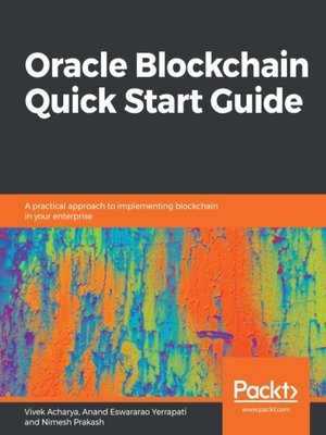 cover image of Oracle Blockchain Quick Start Guide